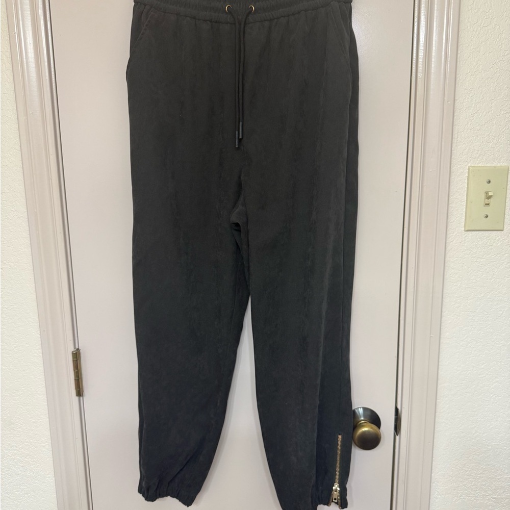 Zara Black Drawstring Jogger Pants